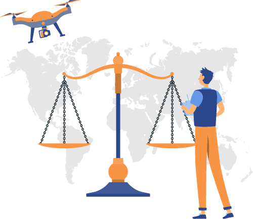drone laws by country updated map