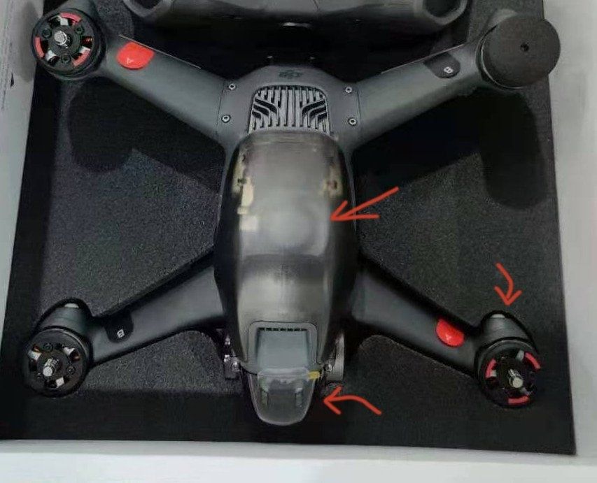 dji fpv drone leaked photos with 4k camera