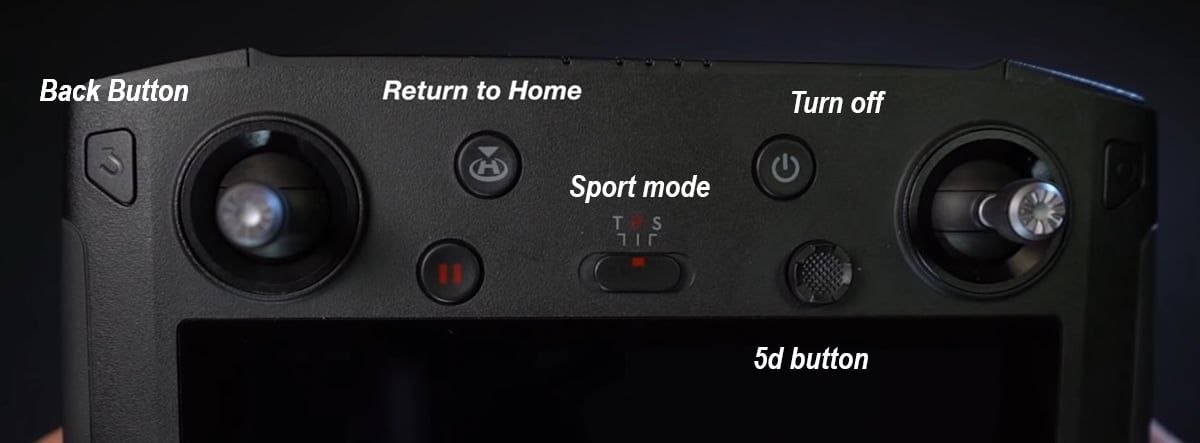 front buttons for dji smart controller 5d button