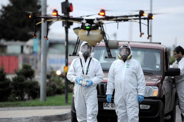 drones help in pandemic