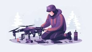 flying your drone in winter